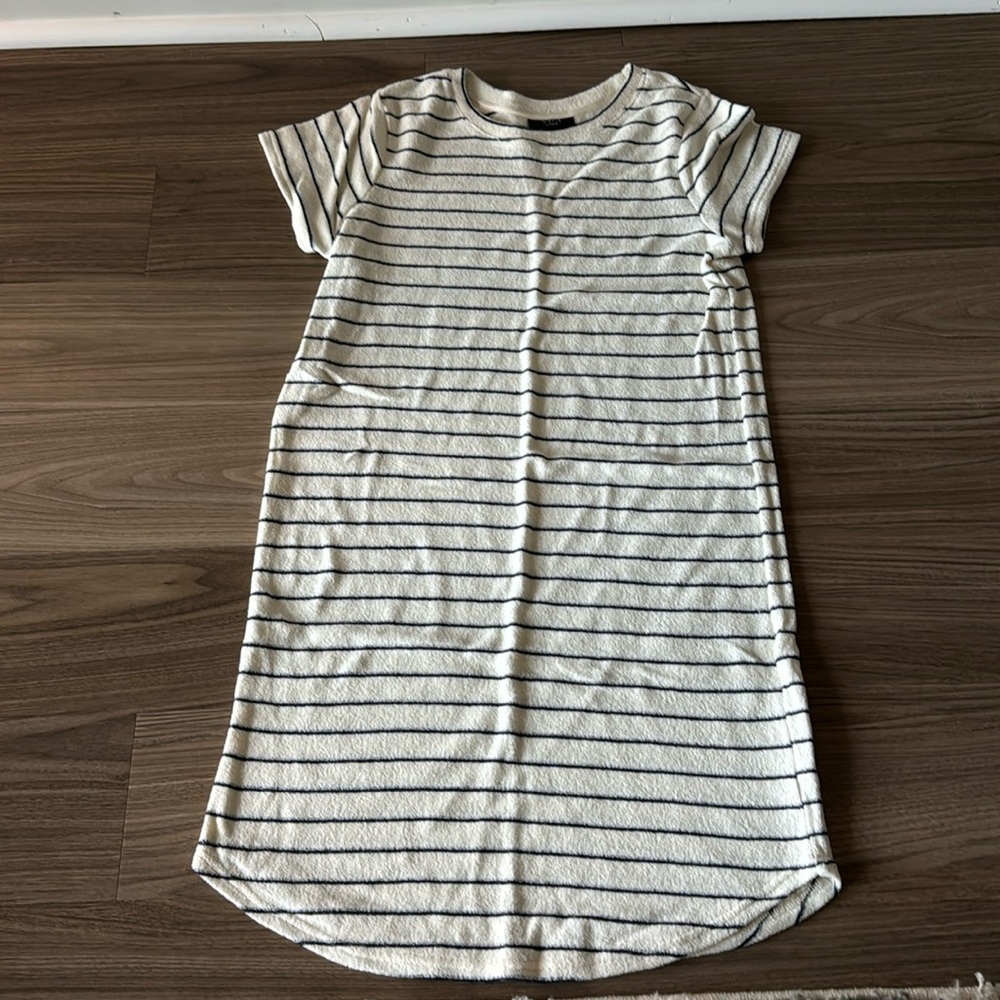 Vici Terry Cloth Striped Dress
